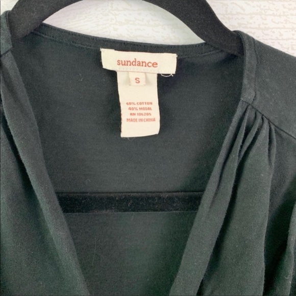 Sundance Black 3/4 Sleeve Stretchy Blouse - Picture 4 of 4